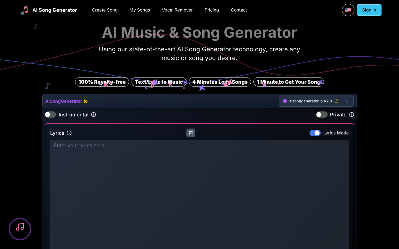 AI Song Generator - Simplifying Music Creation