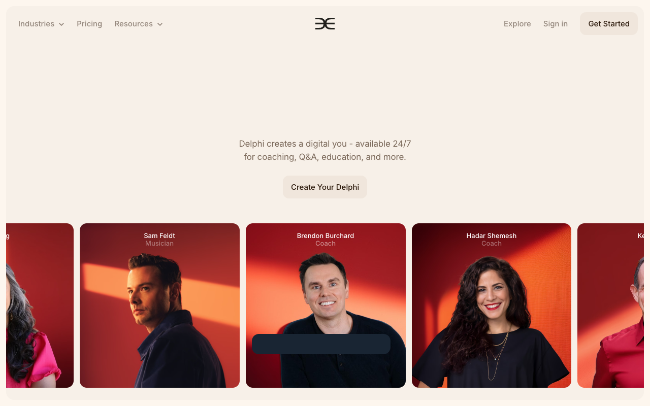 Delphi - Revolutionizing Personalized Video Calls with AI