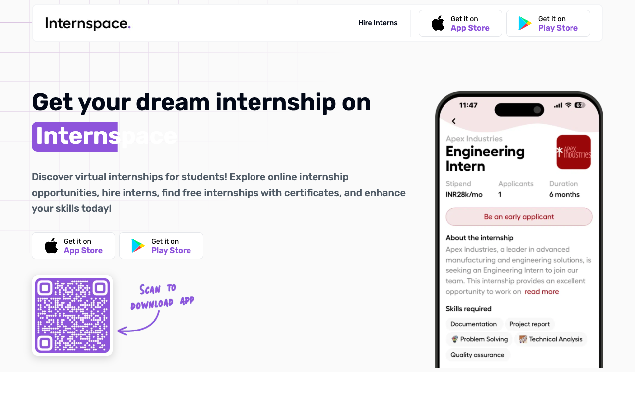 Internspace - Revolutionizing internships with AI-powered assessments