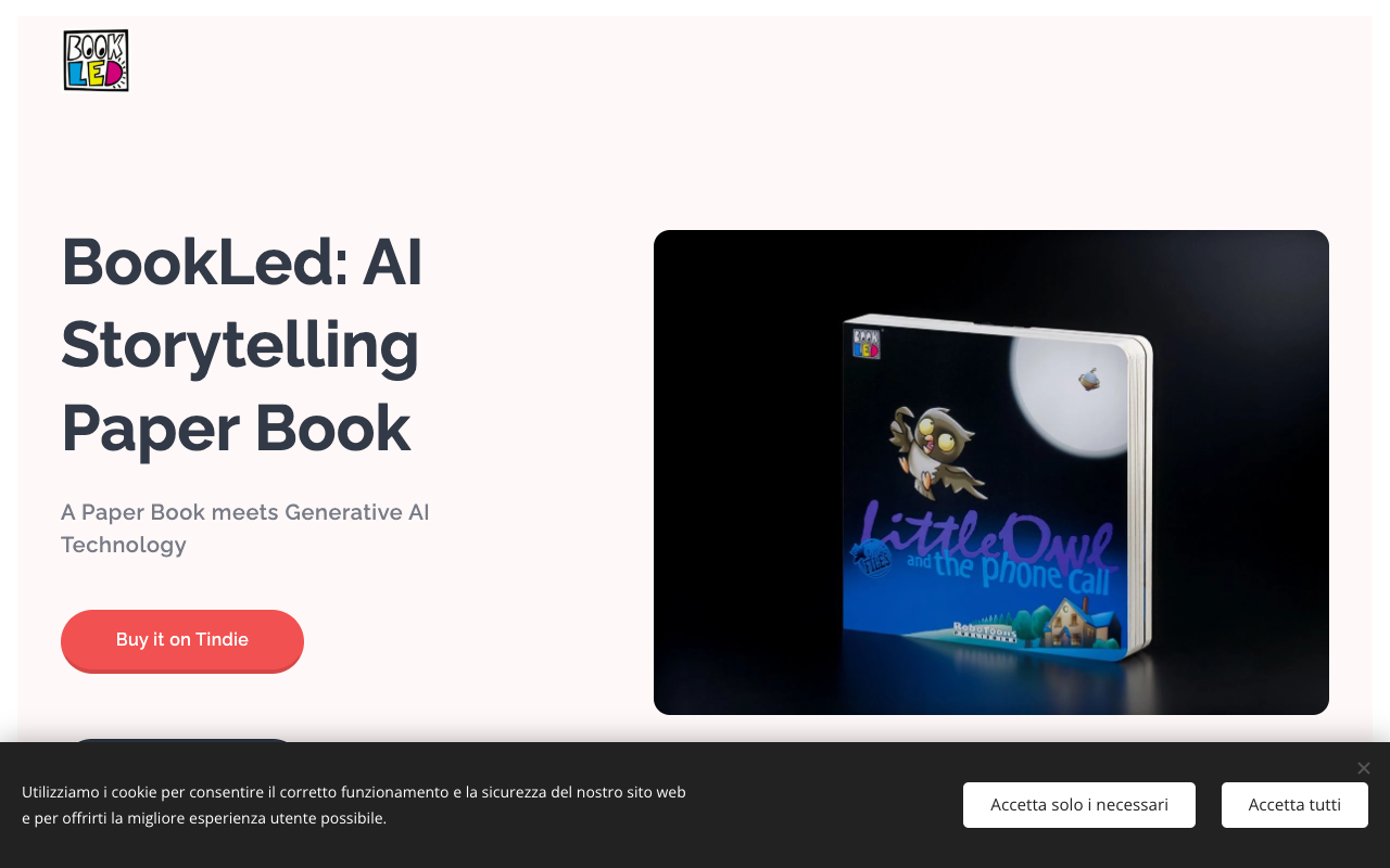 BookLed - Explore AI Storytelling with a Paper Book