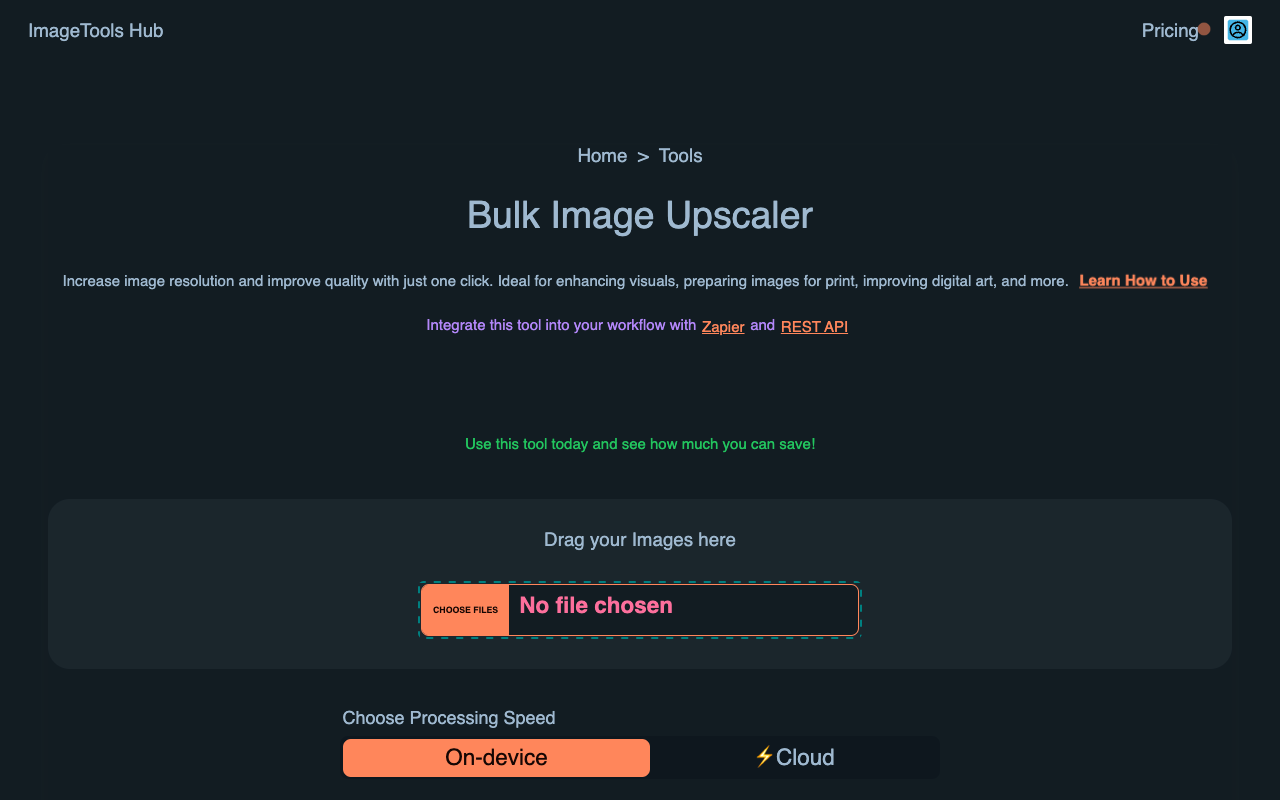 Bulk Image Upscaler - Enhance Your Images with AI Technology