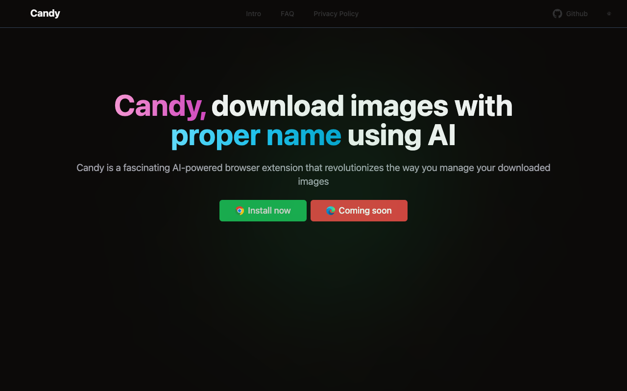 Candy - Revolutionizing Image Management with AI