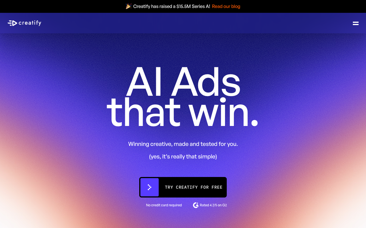 Creatify 2.0 - Effortlessly Create Artsy and Viral Video Ads