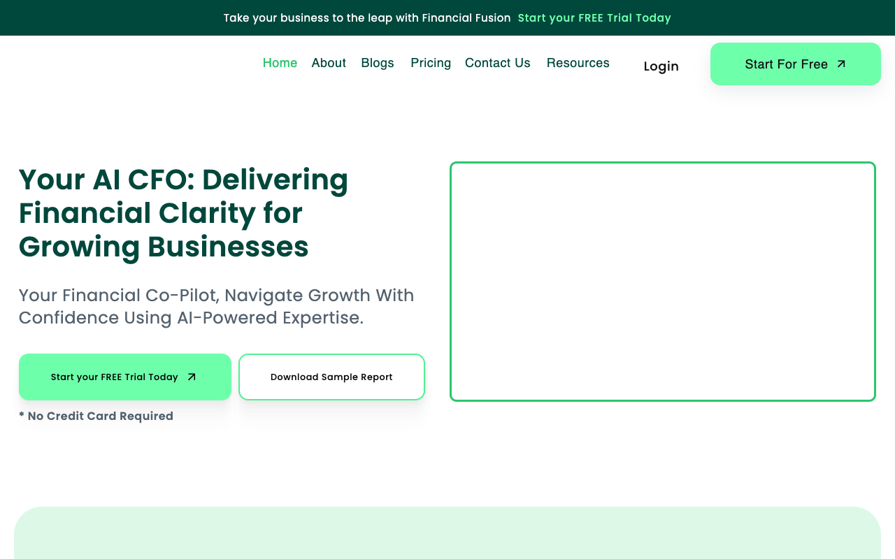 Financial Fusion - Turning Financial Data into Strategic Insights