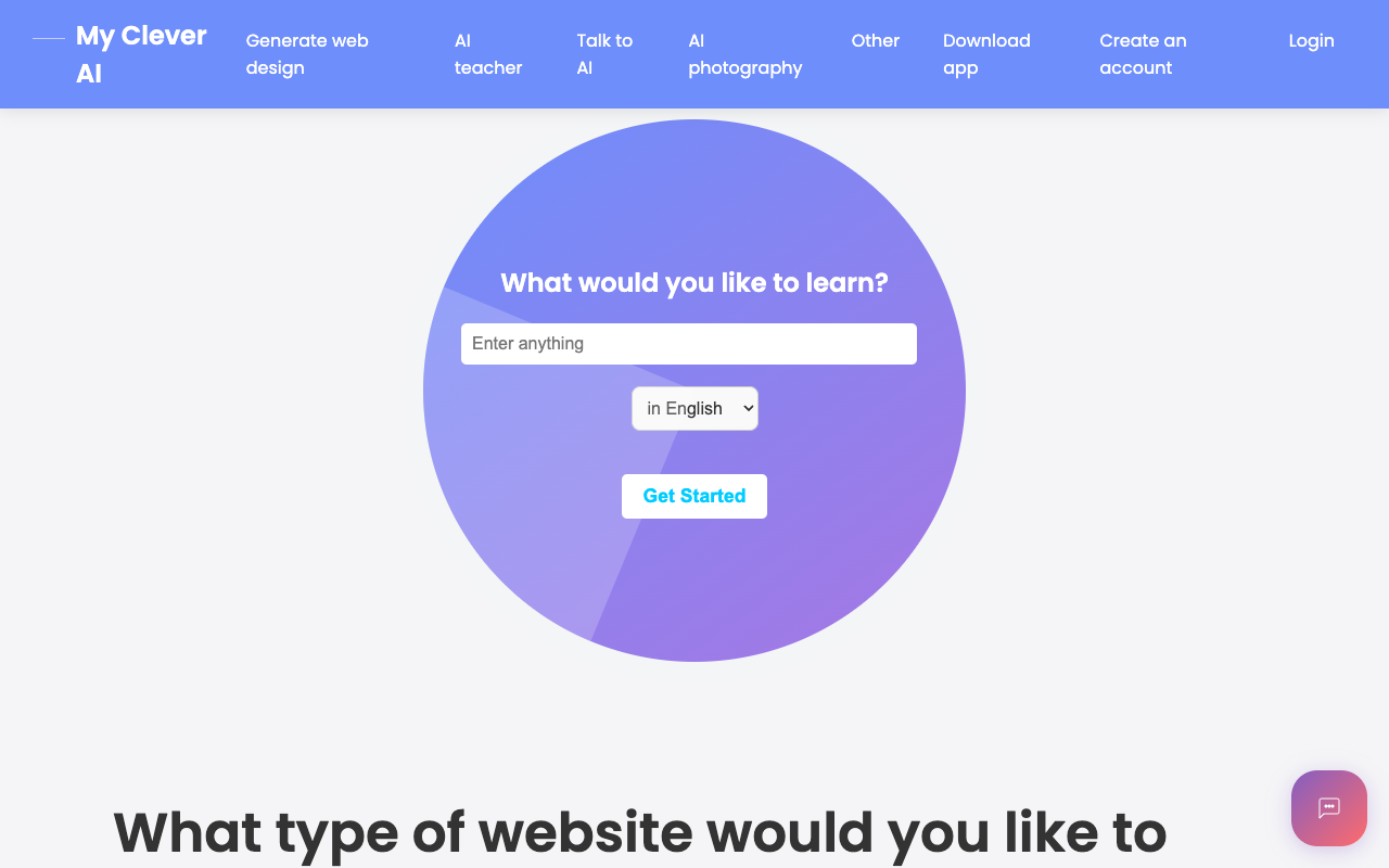 MyCleverAI - Revolutionizing Website Design with AI Technology