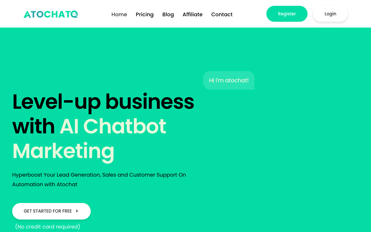 Atochat - Revolutionizing Business with AI Chatbot Marketing