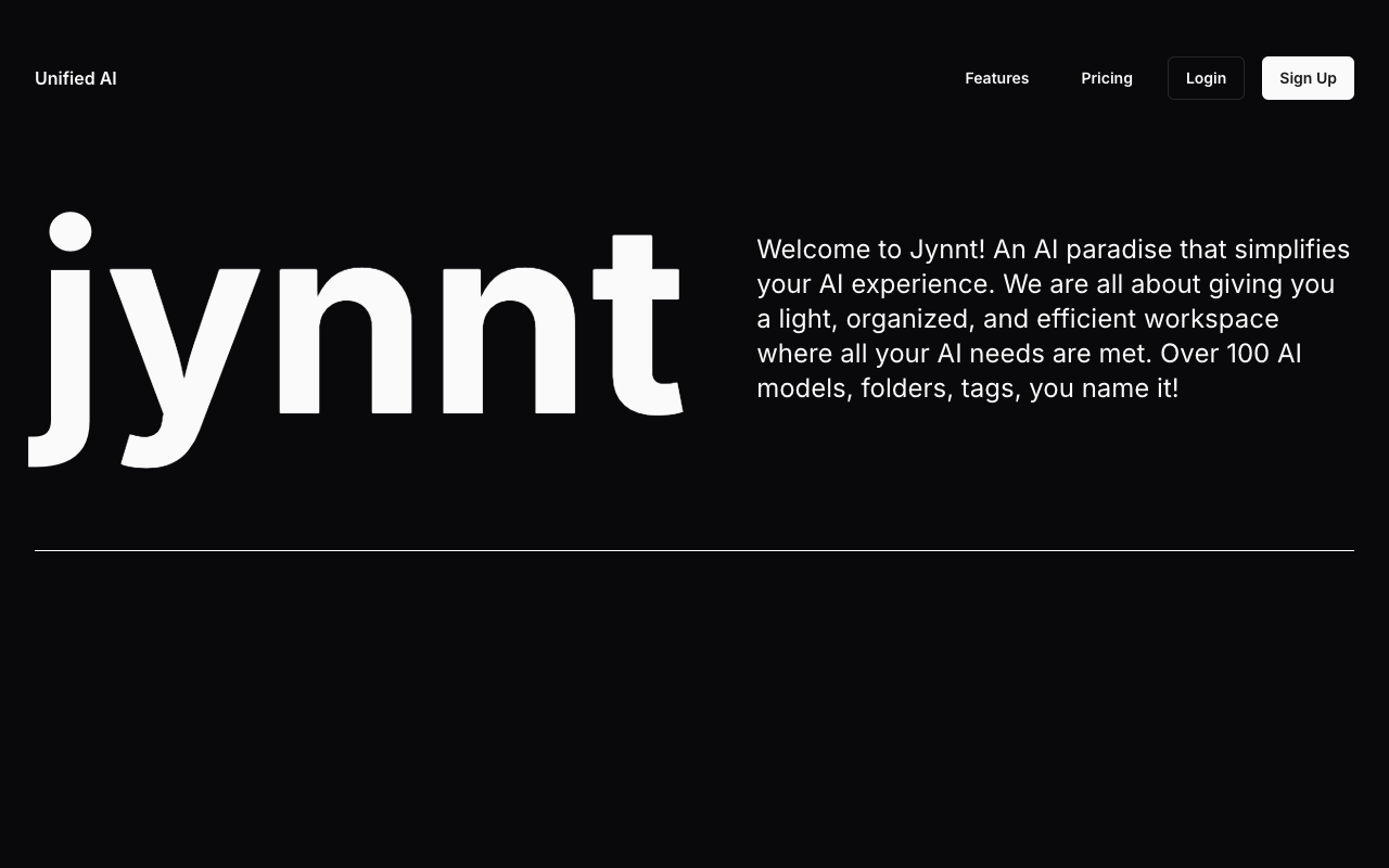 Jynnt - Your Ultimate AI Workspace