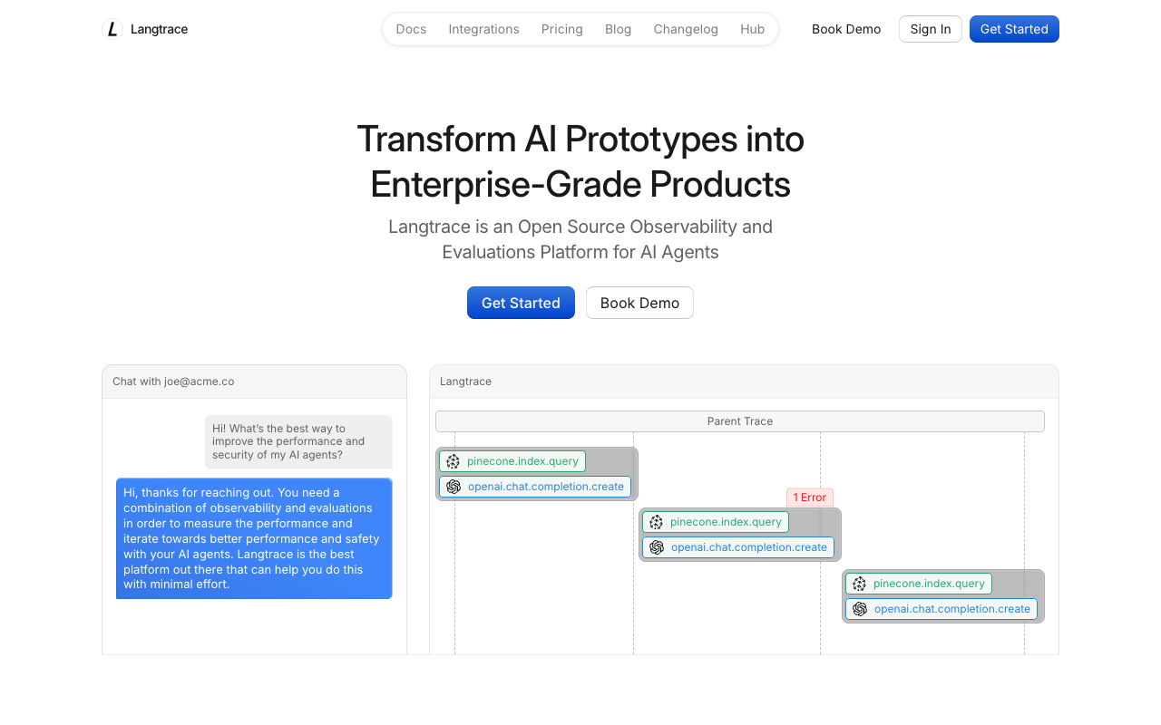 Langtrace AI - Enhance Your LLM Apps with Open-Source Observability Tool