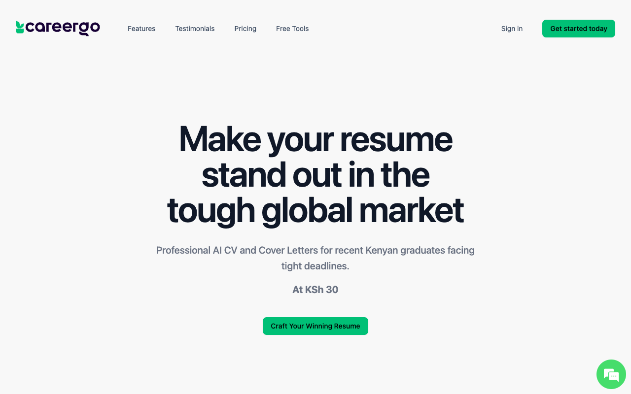 Careergo - Your AI-powered Resume and Cover Letter Builder