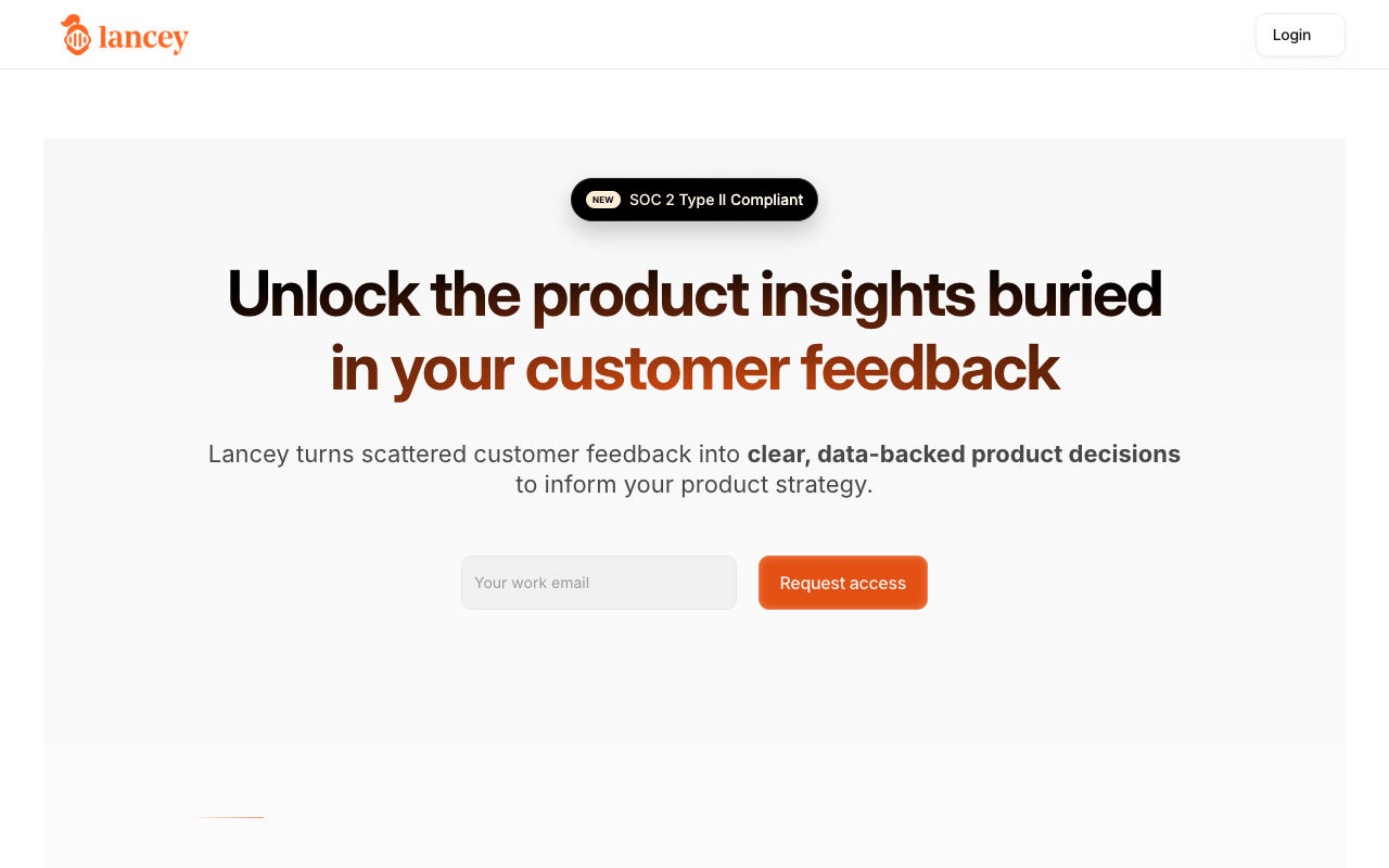 Lancey - Transforming Product Data into Actionable Insights