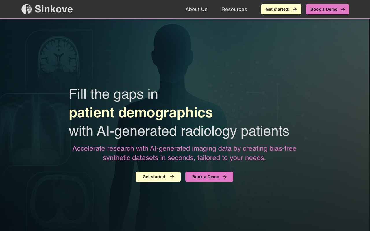 Sinkove - AI Revolutionizing Biomedical Image Generation