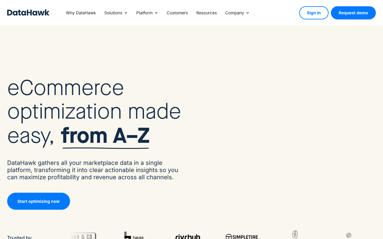 DataHawk - Your eCommerce Optimization Partner