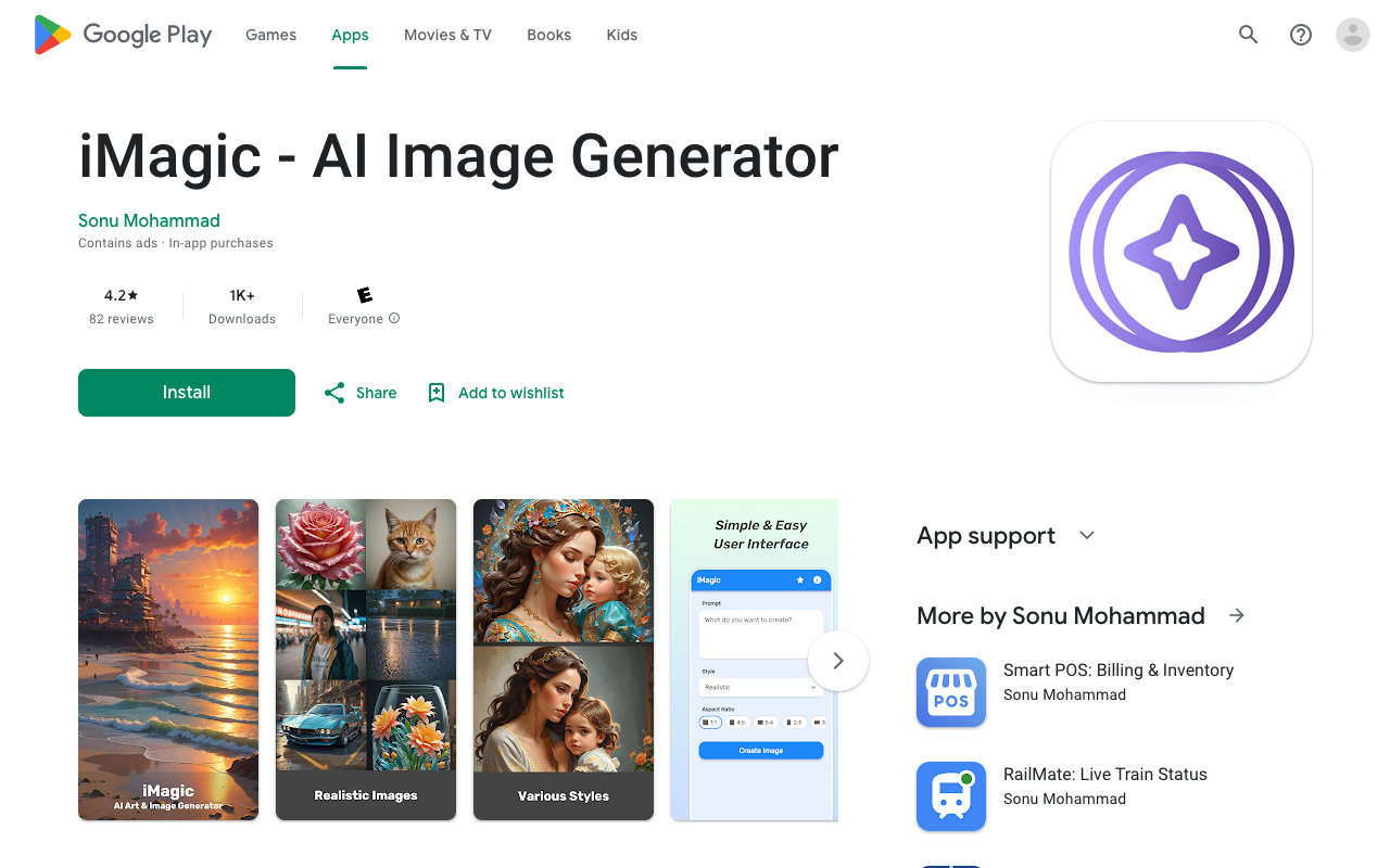 iMagic - AI Image Generator for Stunning Art and Realistic Images