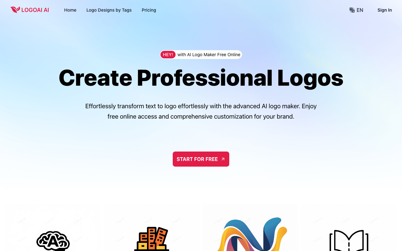 LogoAI.ai - High-Quality Logo Creation with AI in Seconds