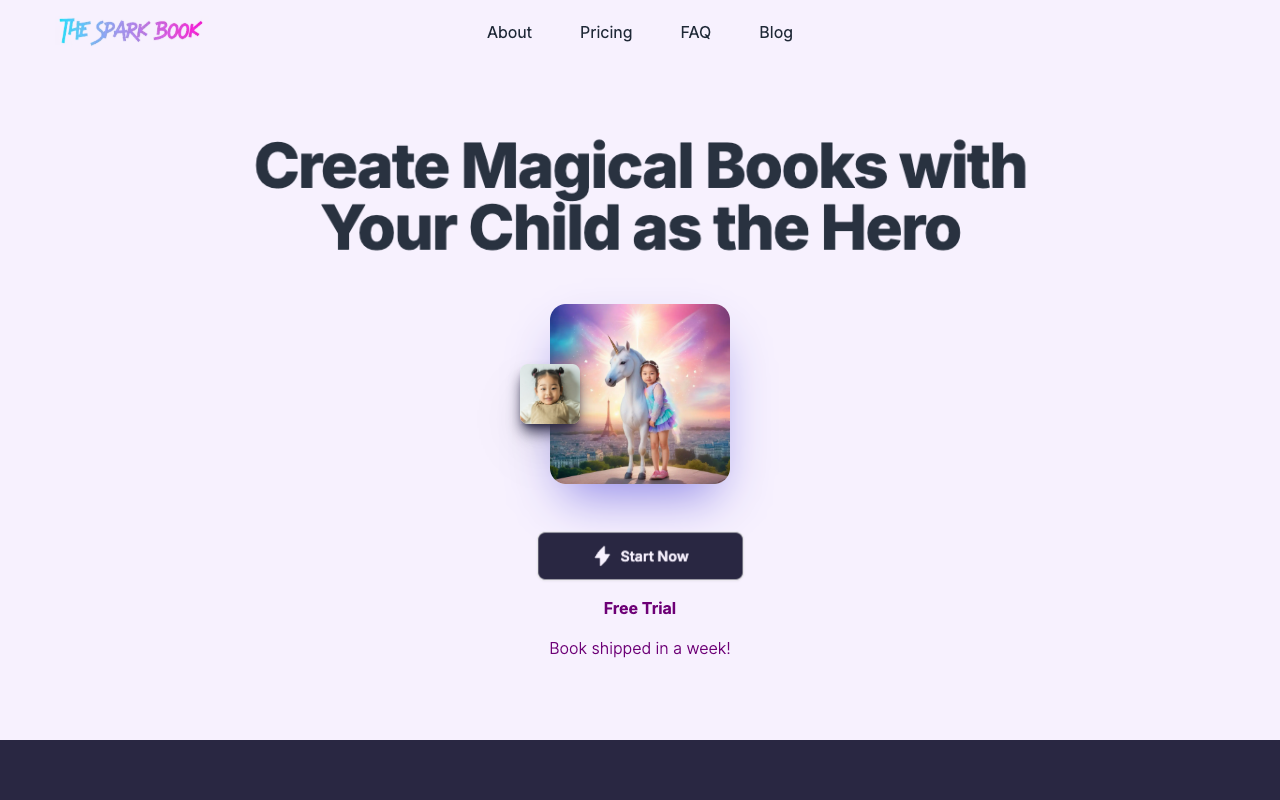 The Spark Book - Empower Your Toddler with Personalized Tales
