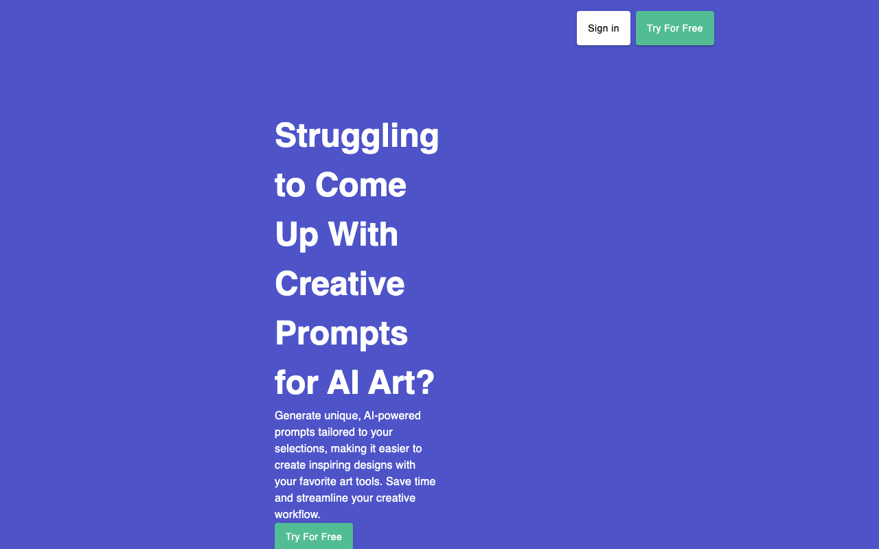 ArtPrompter - Boost Your Creativity with AI Art Prompts