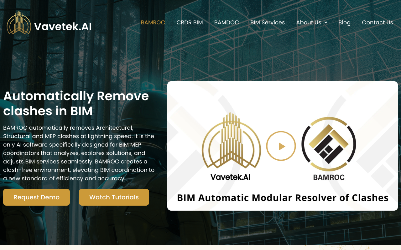 BAMROC - Revolutionizing MEP Clash Resolution with AI Technology