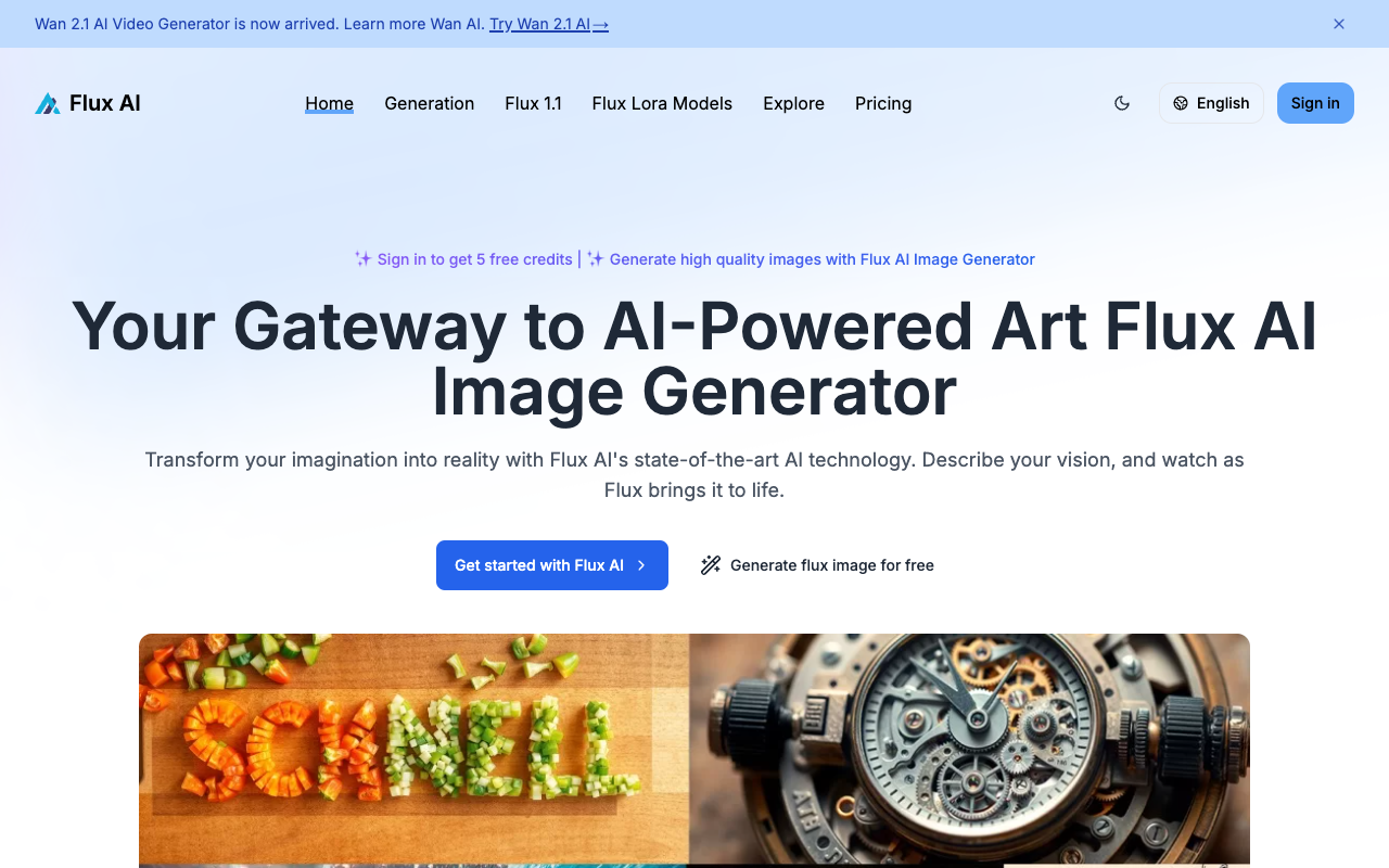 Flux AI Image Generator - Transforming Text into Visual Art