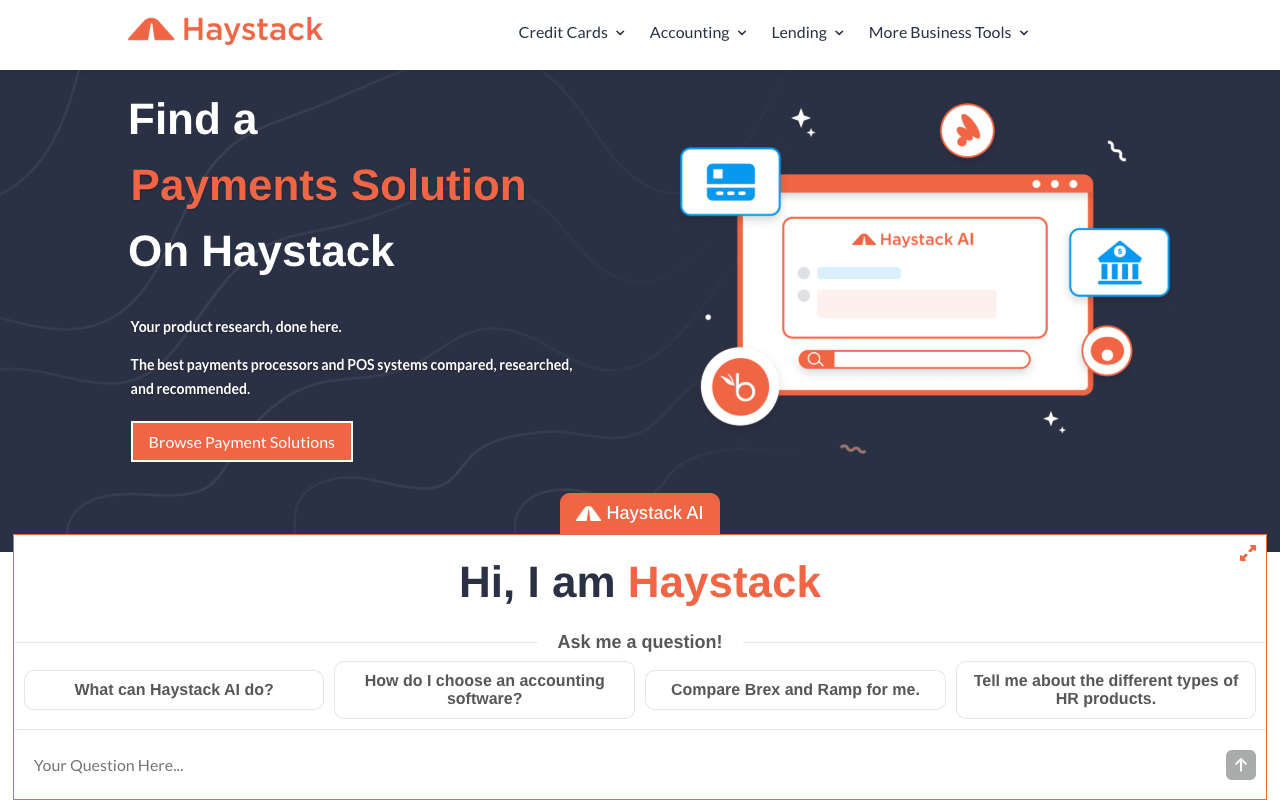 Haystack - AI-driven Product Recommendations for Entrepreneurs