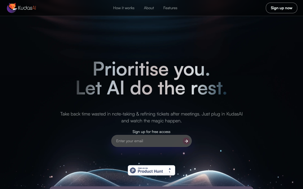 KudasAI - Supercharging Agile Team Meetings with AI