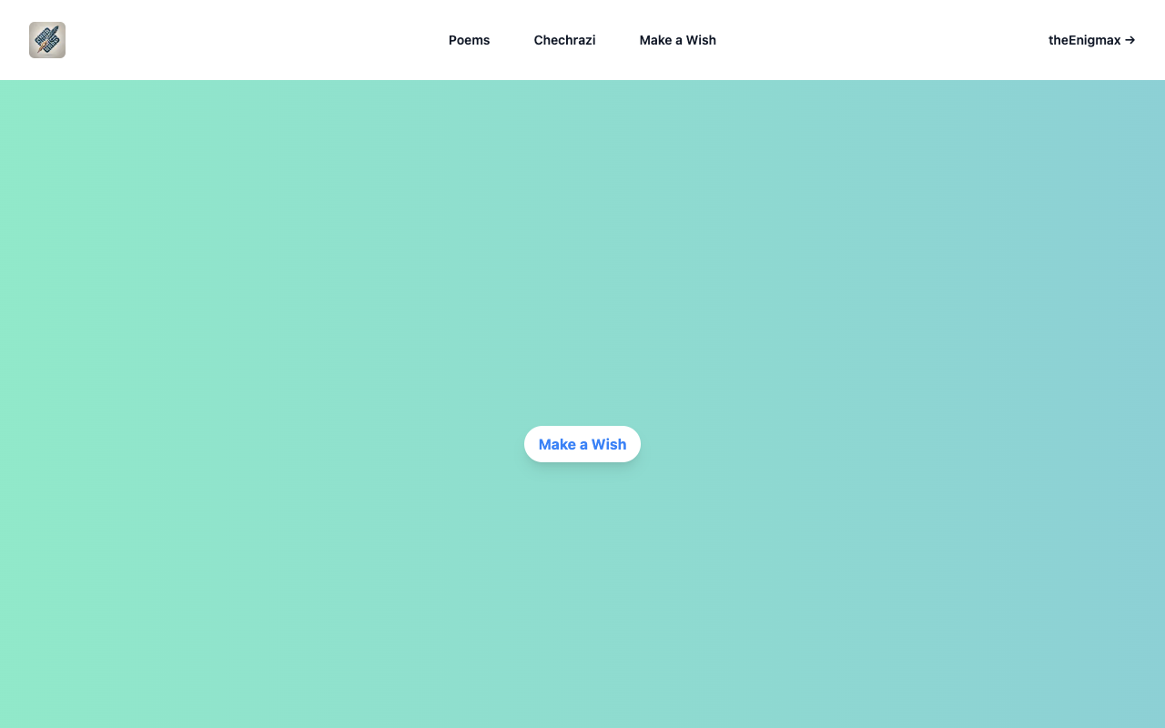 Make a Wish - Explore Omens with a Beautiful Interface