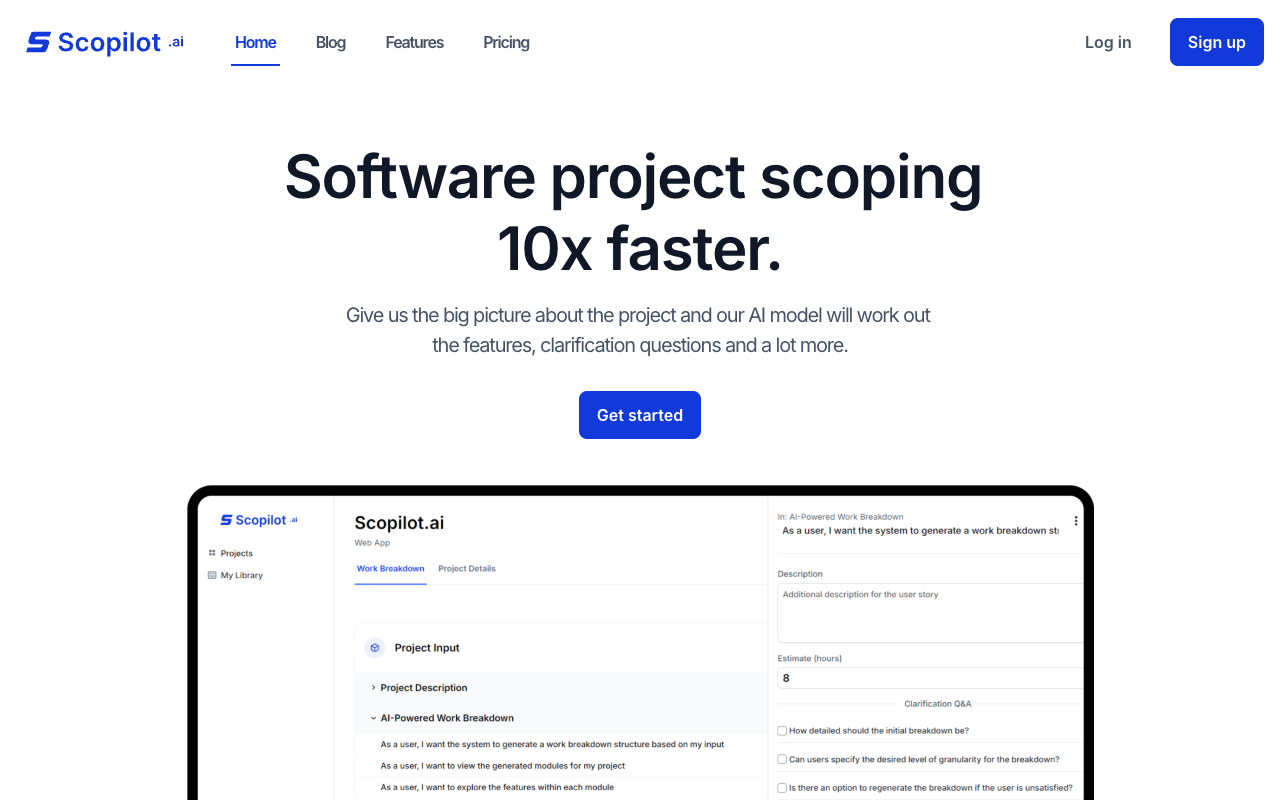 Scopilot.ai - Revolutionizing Software Project Scoping with AI