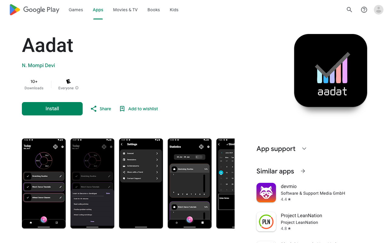 Aadat - Your Personalized Habit Tracking App with AI Integration