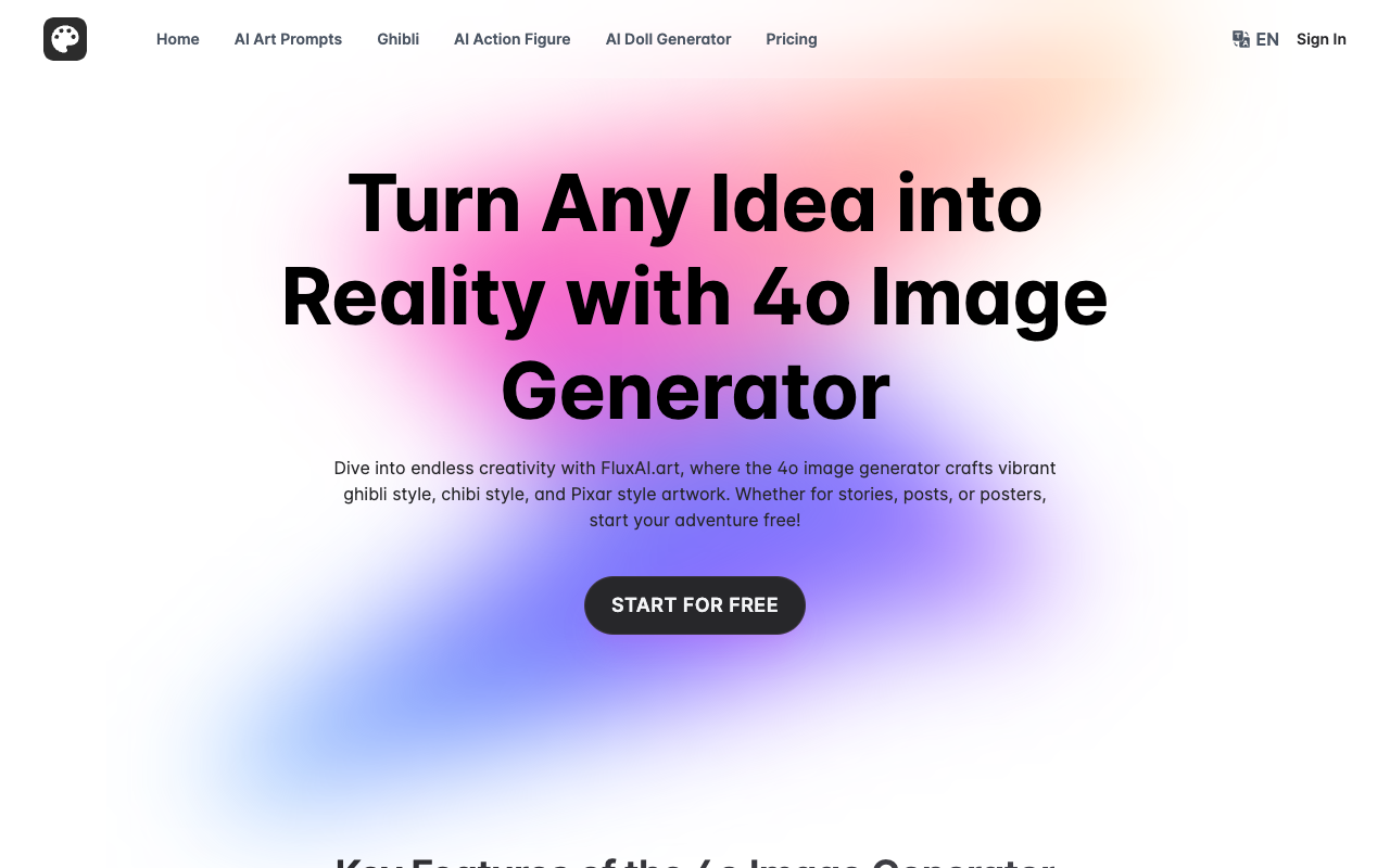 FluxAI.art - Transform Text into Stunning Images with Flux.1 AI