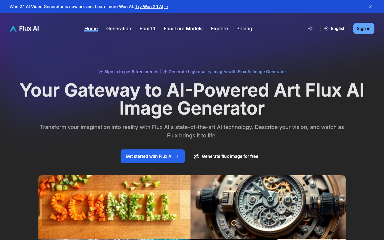 Flux AI Image Generator - Transforming Text into Visual Masterpieces