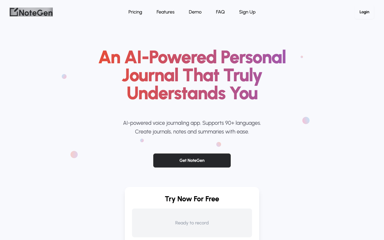 NoteGen - Transform Your Thoughts into Valuable Content