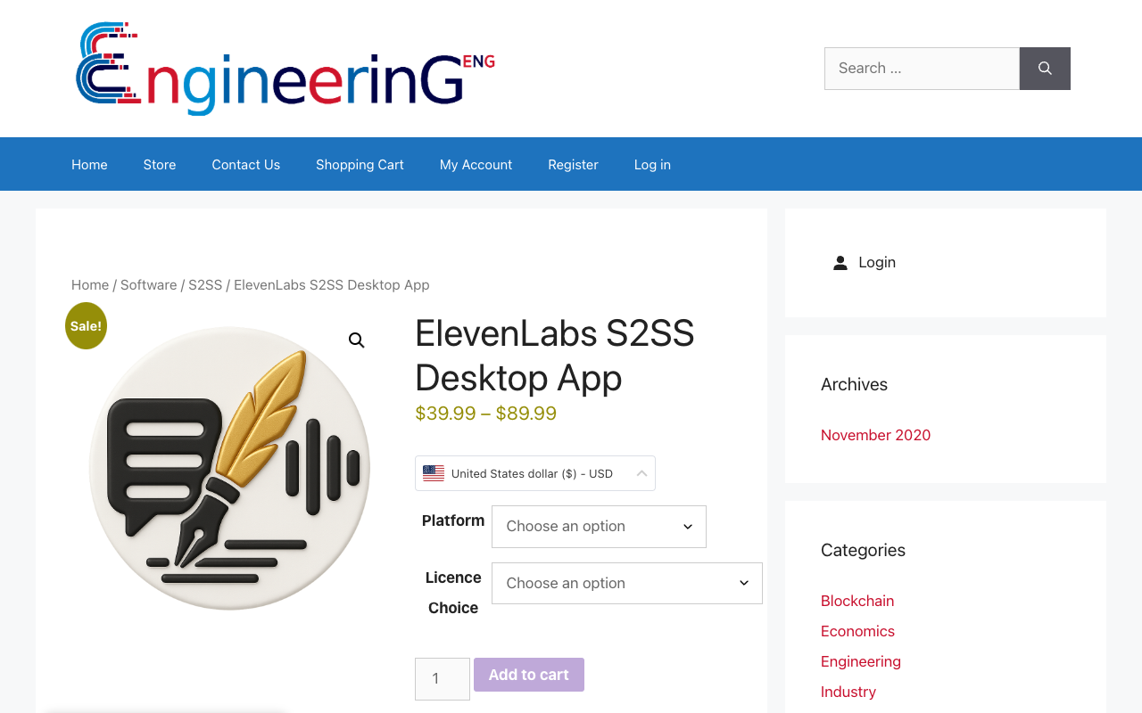 ElevenLabs S2SS Desktop App - AI-powered Subtitle Dubbing Solution