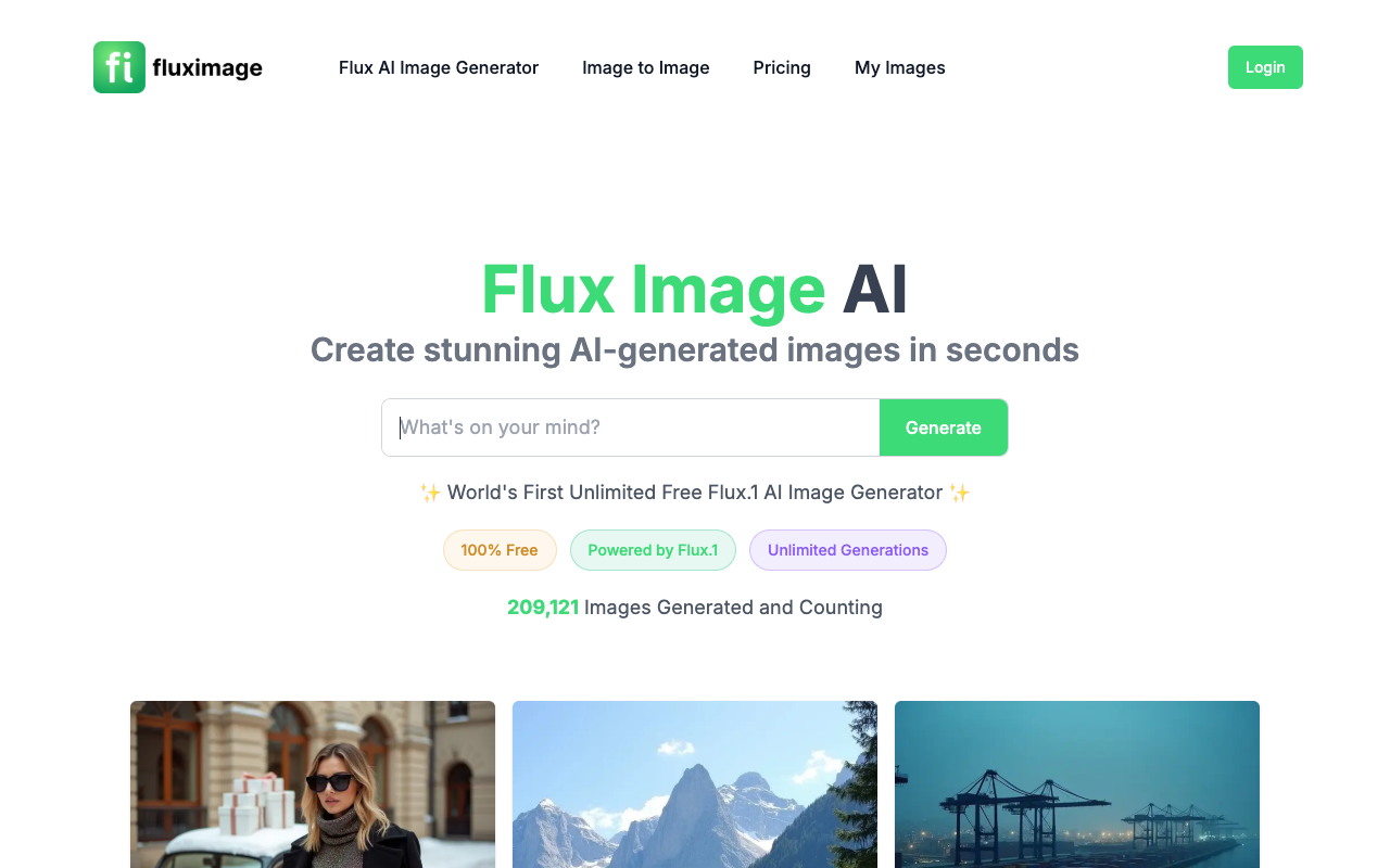 Flux Image Generator - AI Art Creation Made Easy AI Art