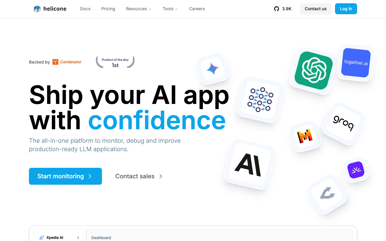Helicone AI - Open-source LLM Observability for Developers