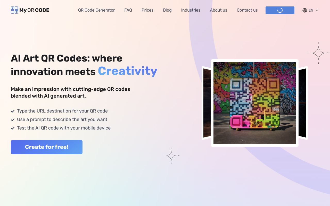 My QR Code - Create Unique AI Art QR Codes