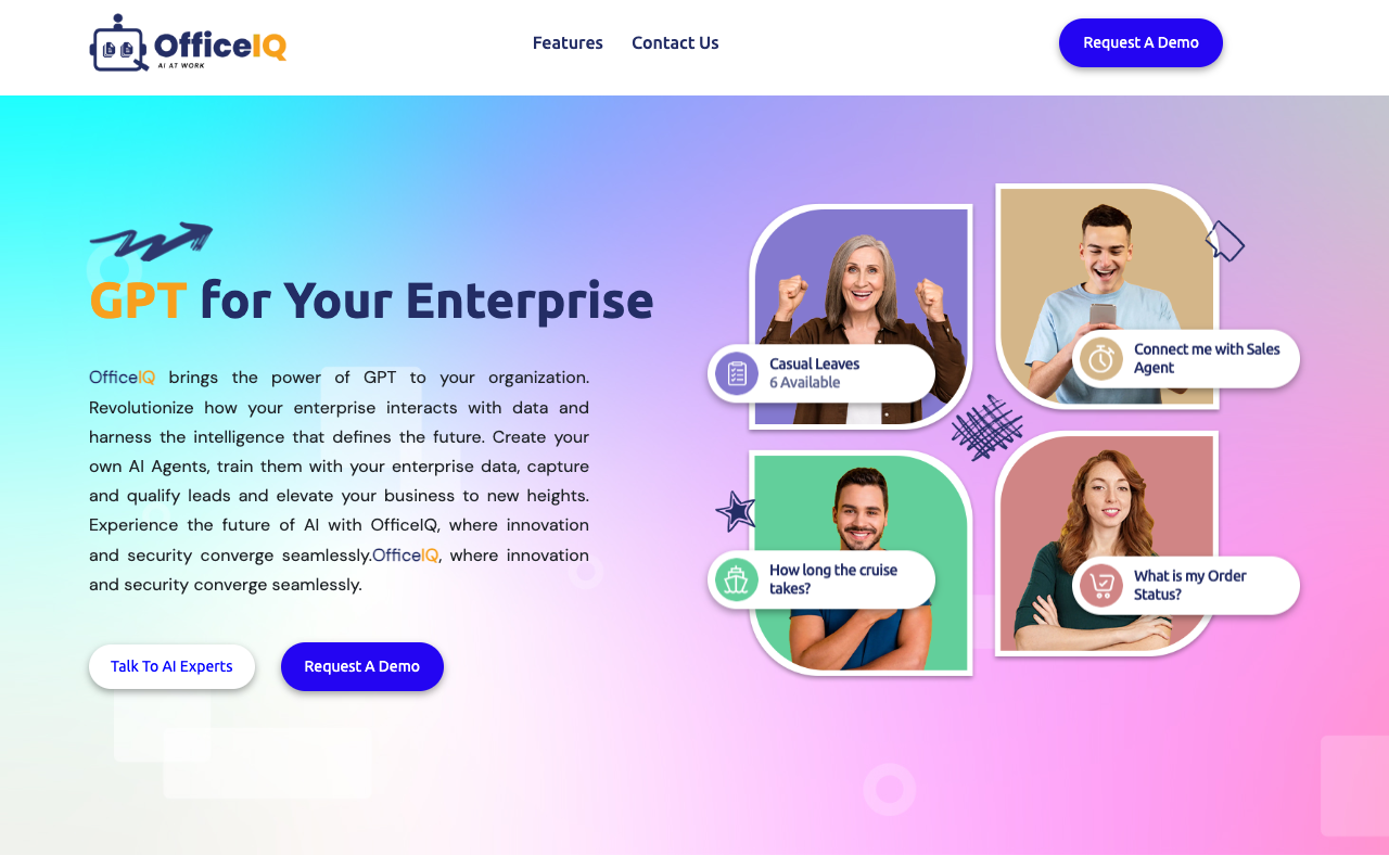 Office IQ - Revolutionizing Enterprise Operations with AI Solutions