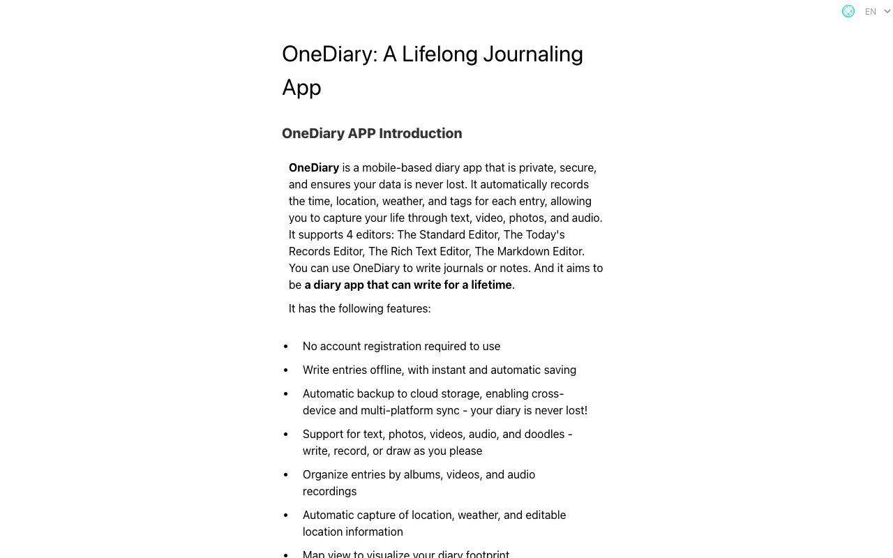 OneDiary - The Ultimate Journaling App for Syncing Diaries Across Devices
