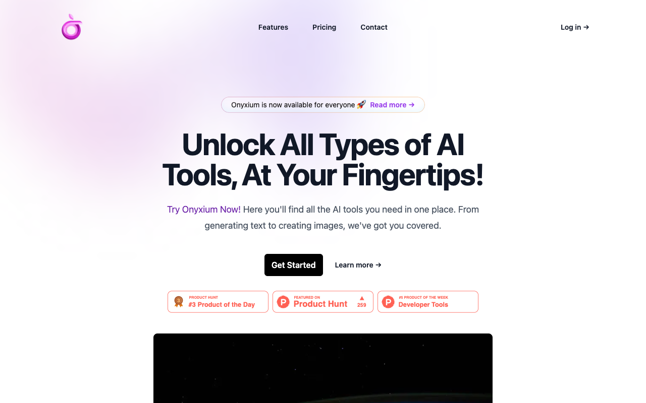Onyxium AI - Discover the Future of AI Tools