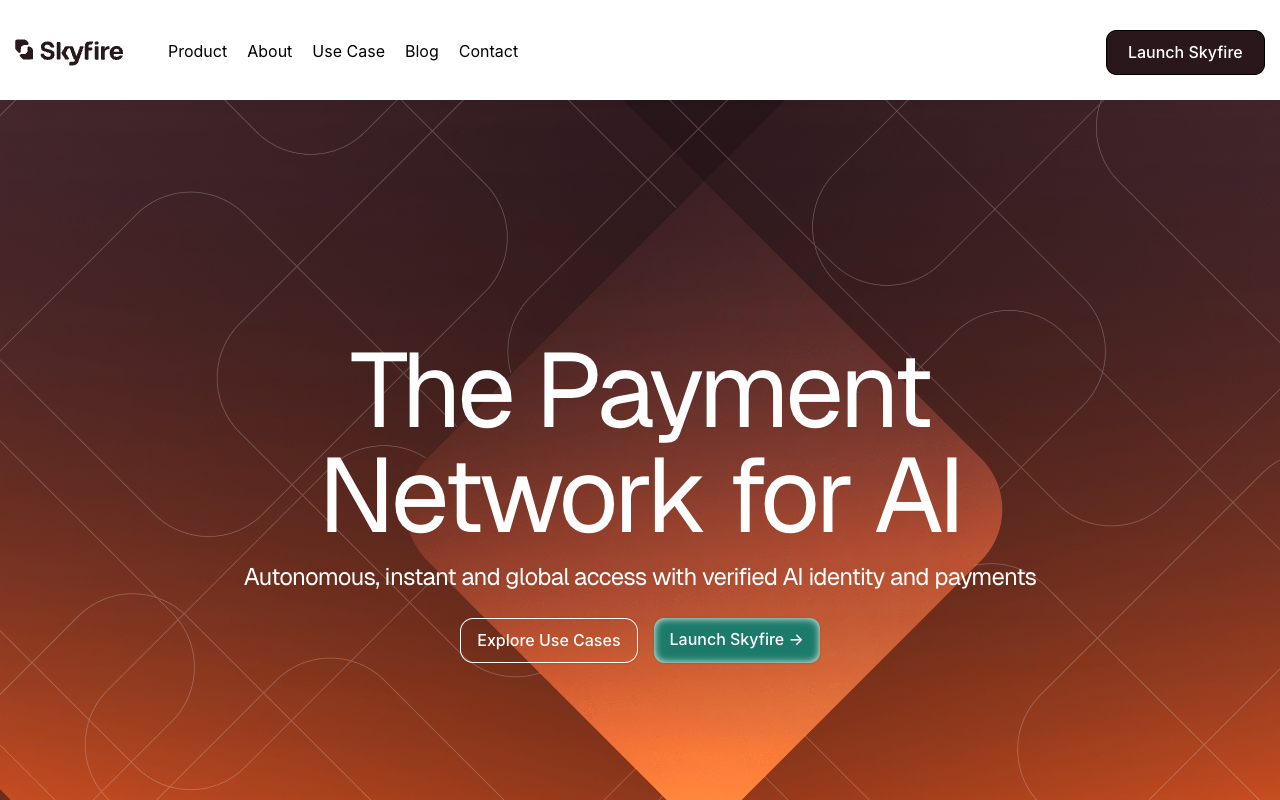 Skyfire: Empowering AI Agents with Global Payments