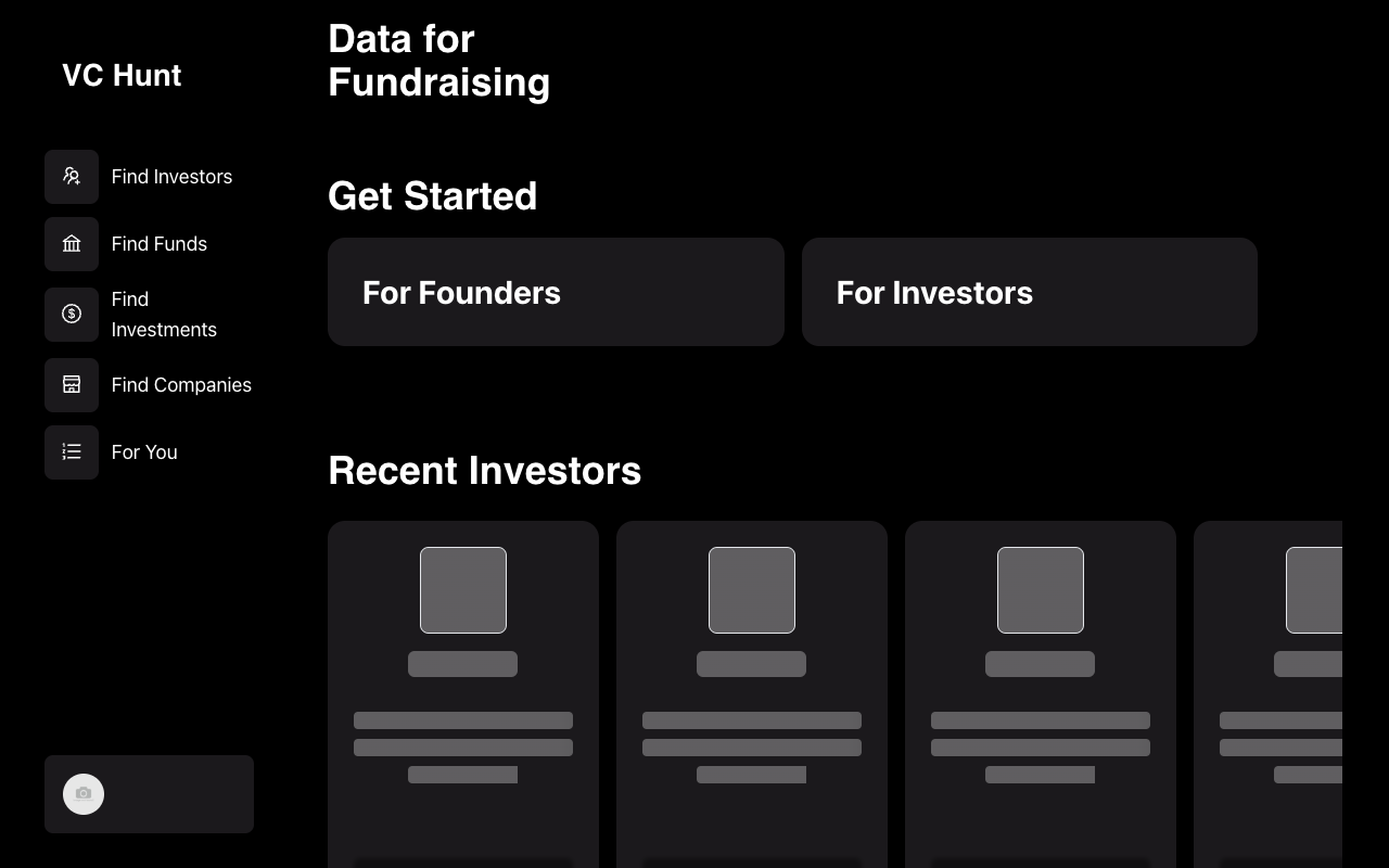 VCHunt - Unleashing the Power of Data for Fundraising