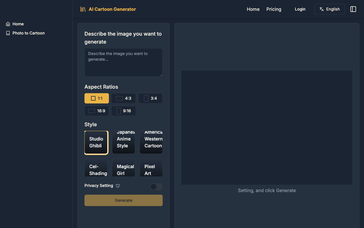 AI Cartoon Generator - Instantly Turn Your Photos into Cartoons