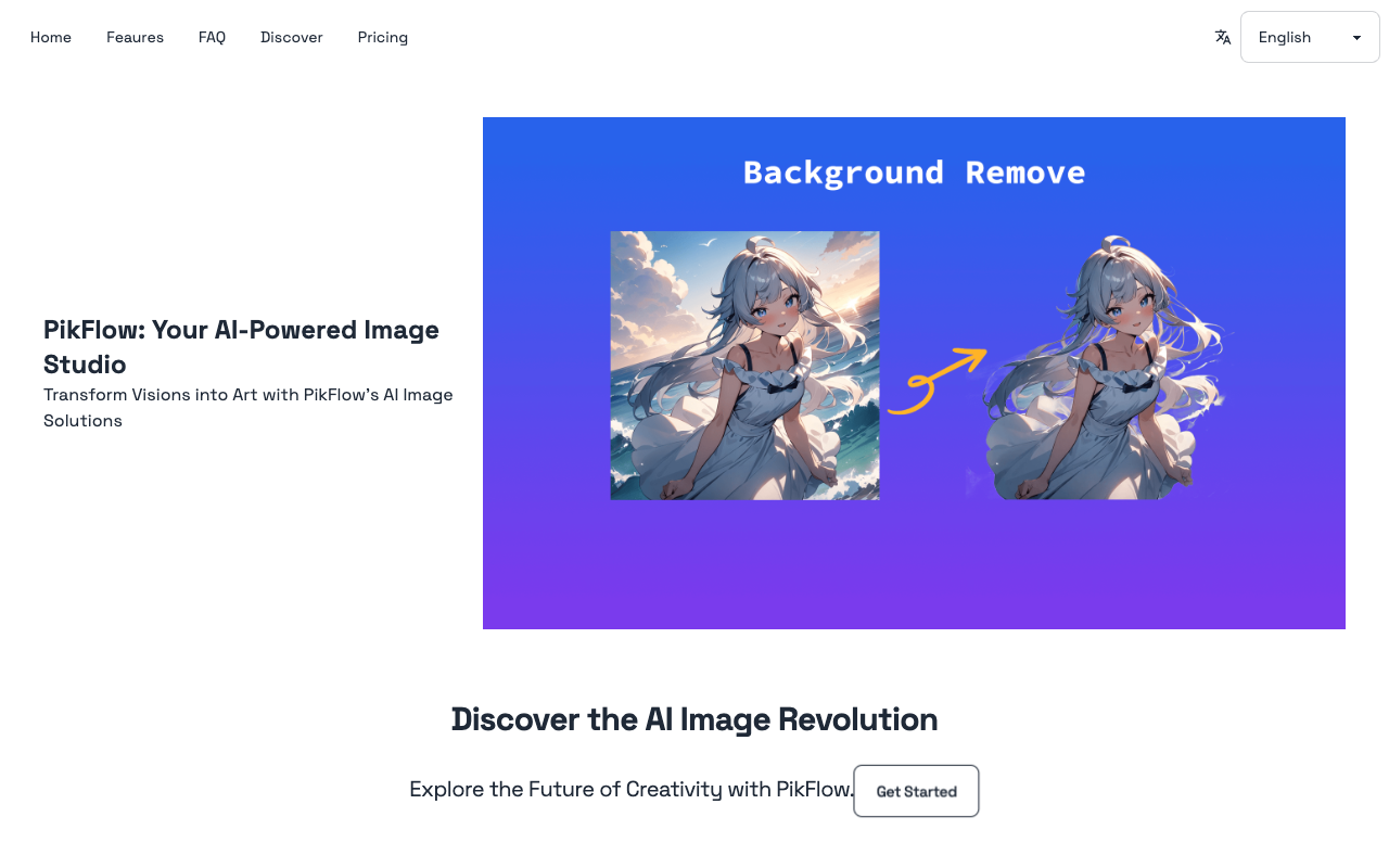 PikFlow - Transform Your Ideas with AI Image Solutions