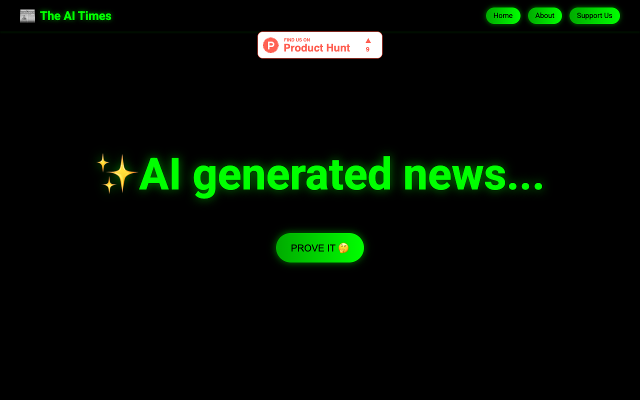The AI Times - Revolutionizing News Delivery with AI