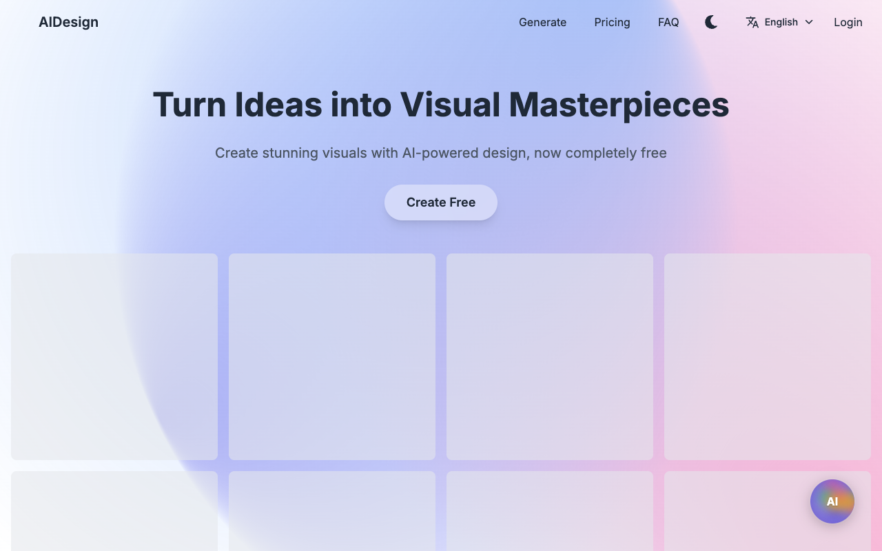 AIDesign - AI-Powered Image Generator for Creative Visualization