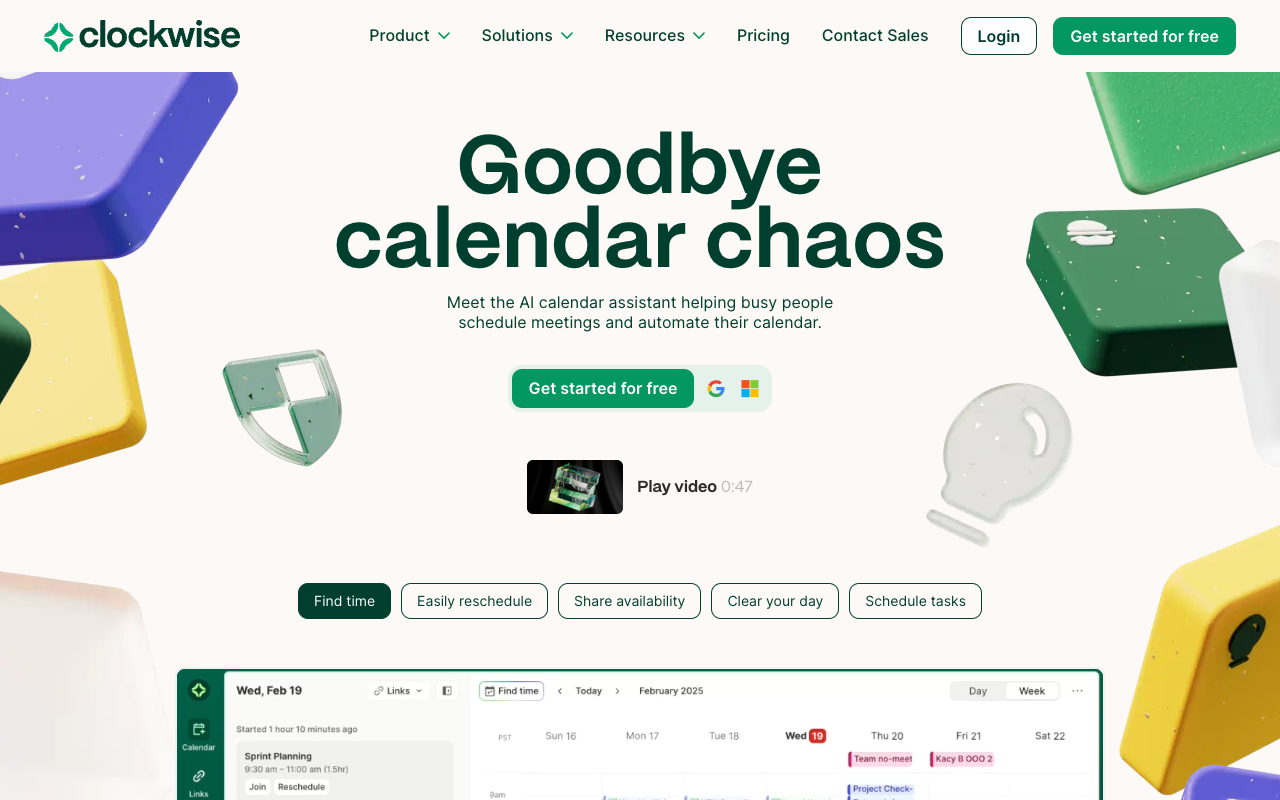 Clockwise Prism - Revolutionizing Scheduling with Intelligent Calendar