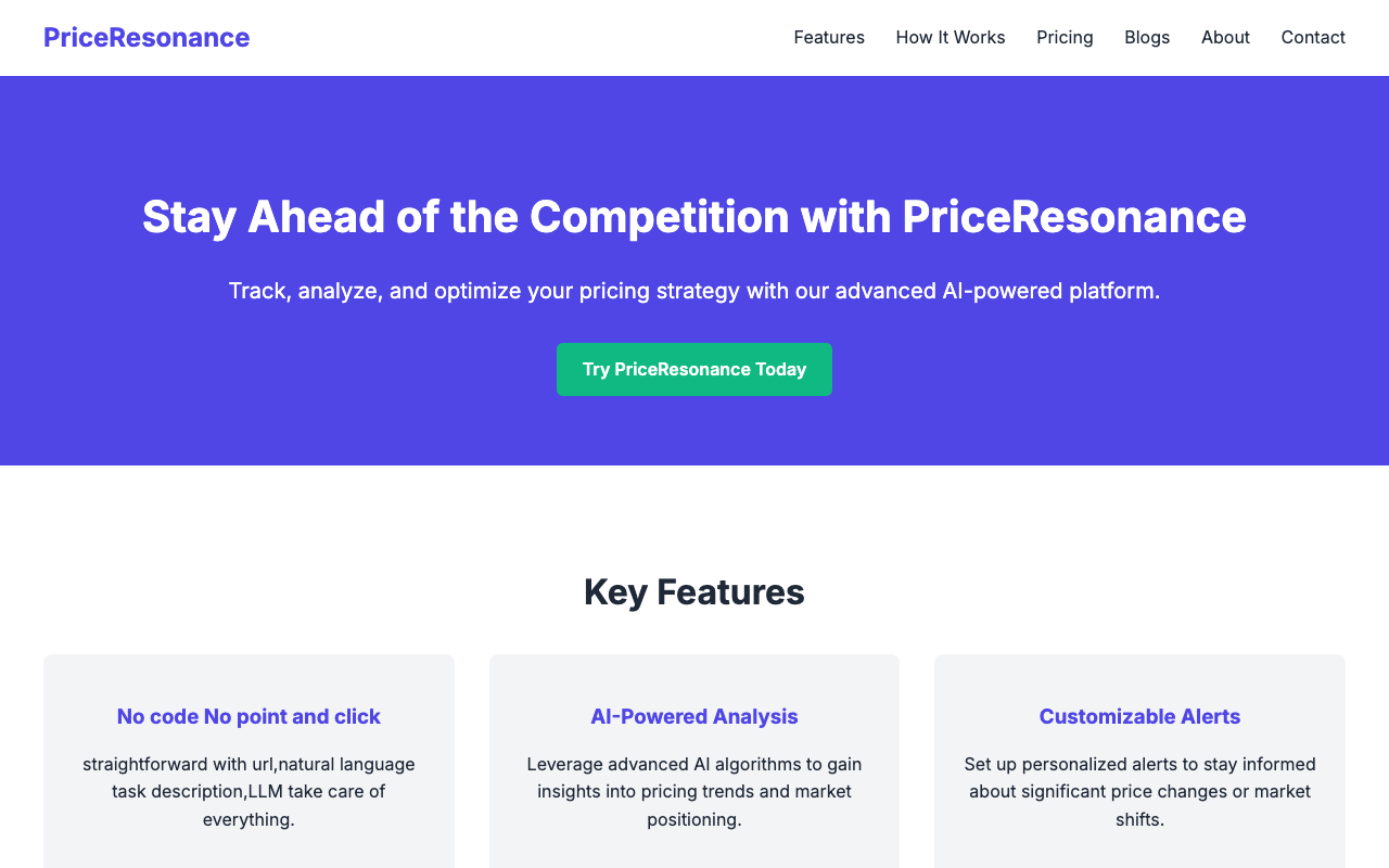 PriceResonance - Your Ultimate Price Tracking Solution