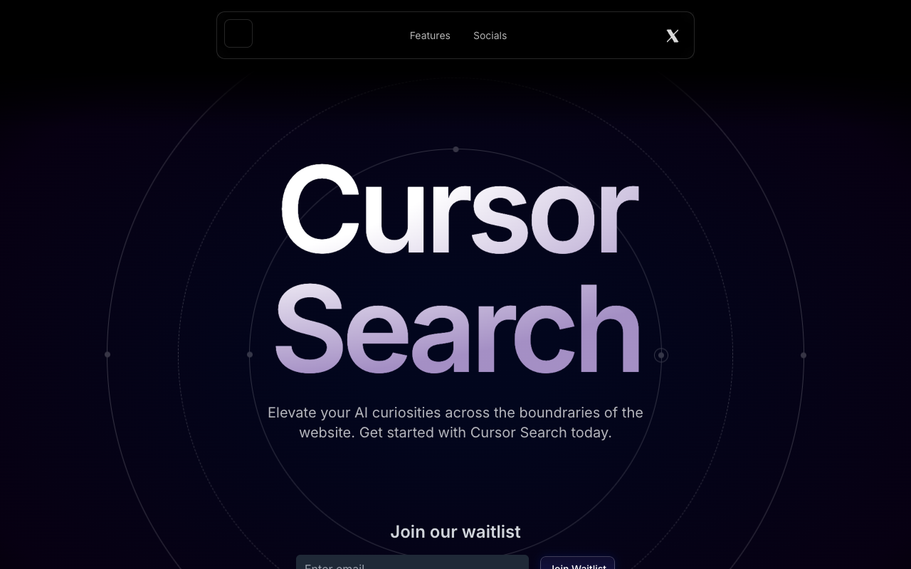 Cursor Search - Your AI, Right at Your Cursor