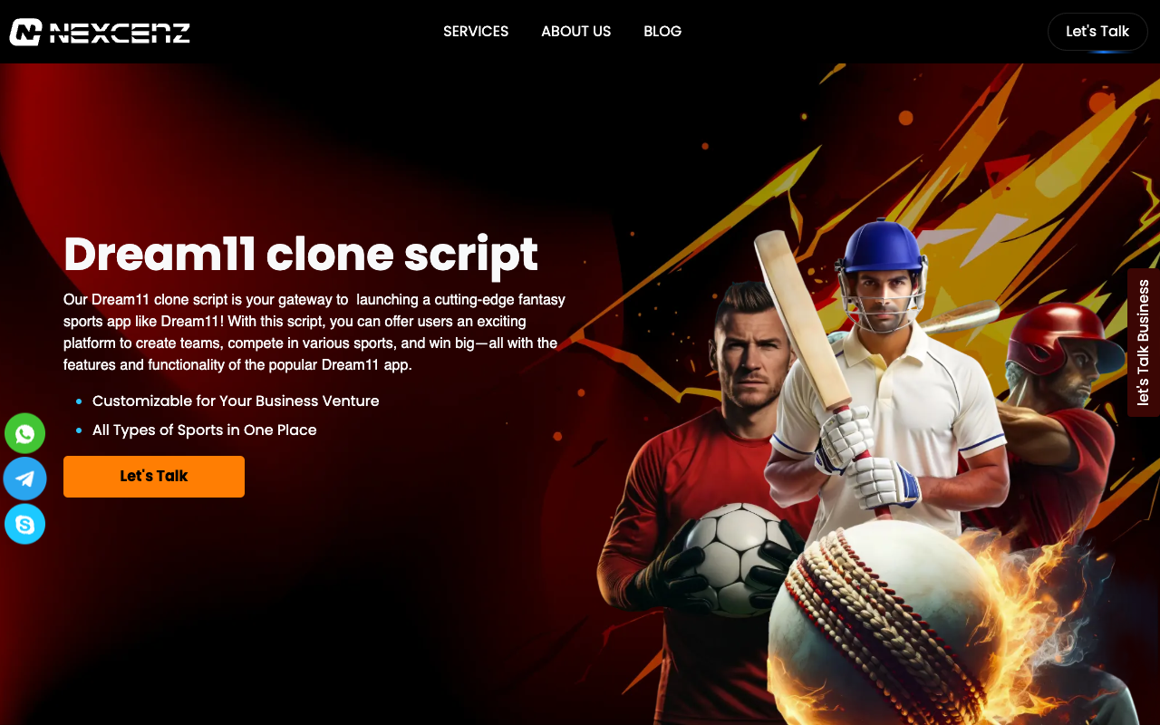Dream11 Clone Script - Build Your Fantasy Sports Platform