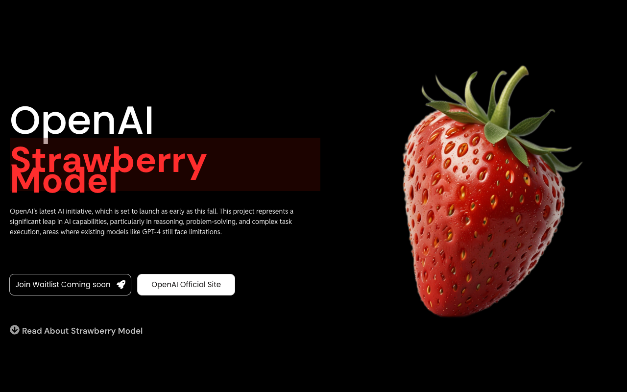 Strawberry AI - Enhancing AI Capabilities with OpenAI Strawberry Model