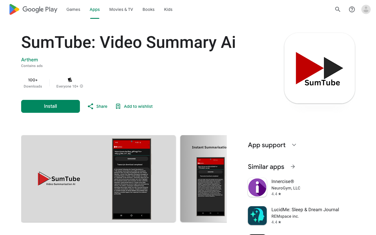 SumTube - Simplify YouTube with AI summaries