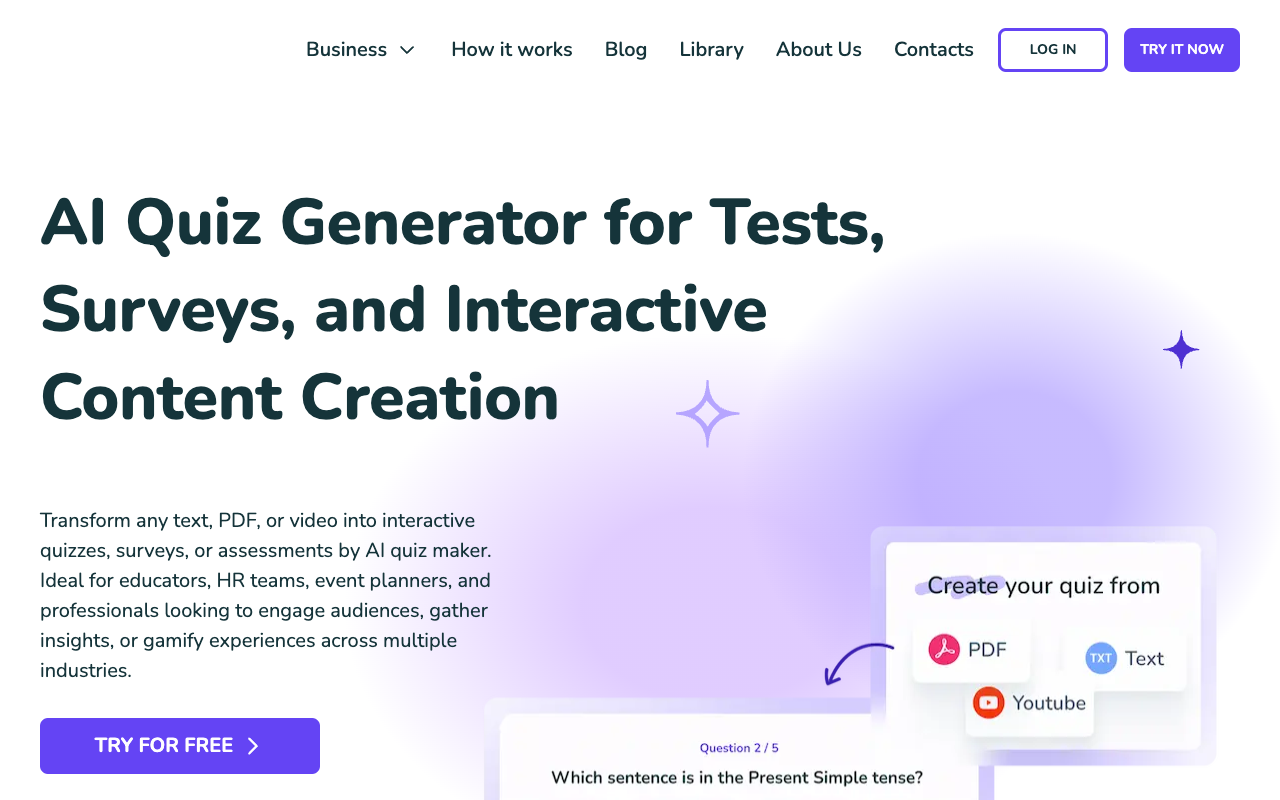 Hearify - Your Ultimate AI Quiz Generator for PDFs, Videos, and Text